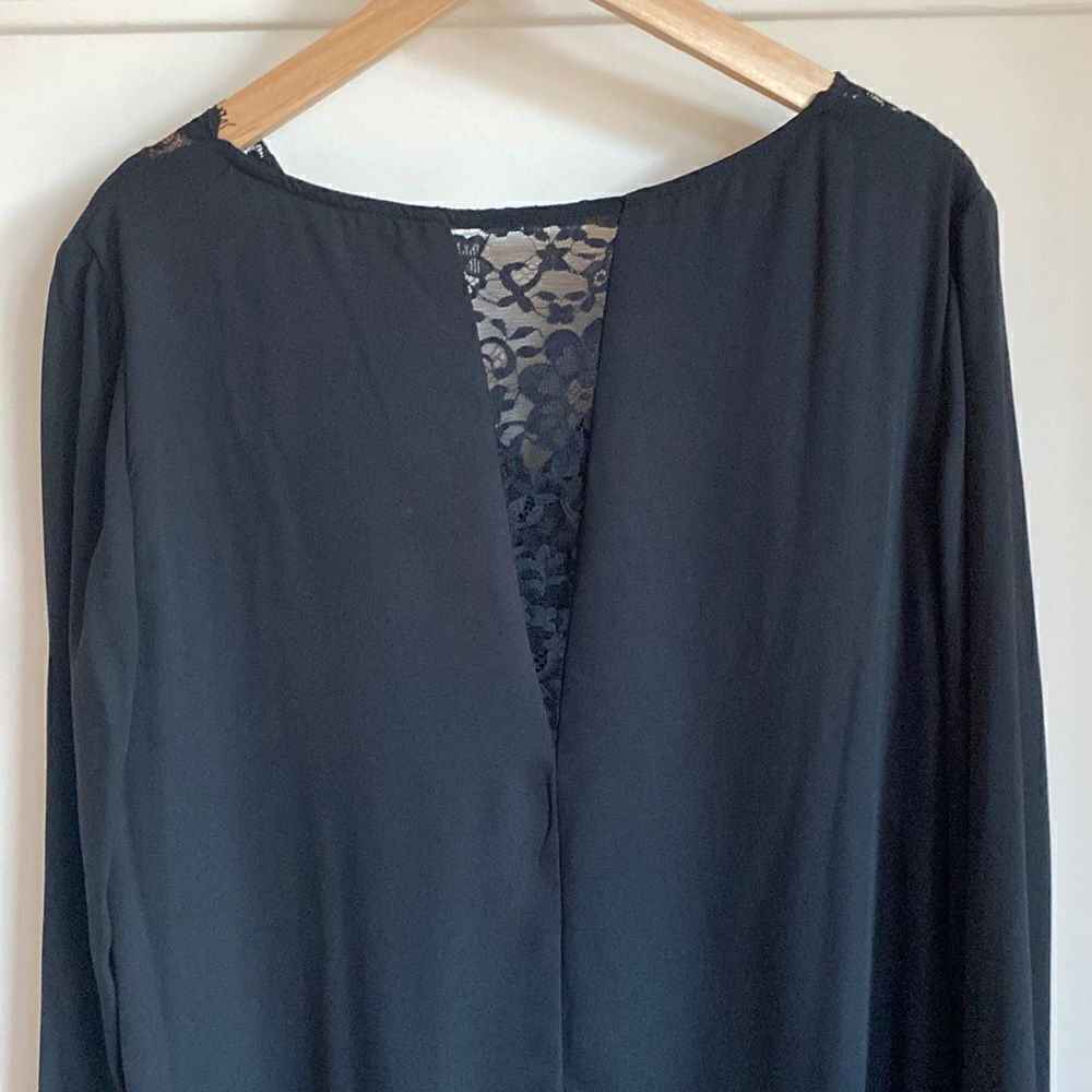 NWT Tom Tailor Black Sheath Dress with Bell Sleeves - Picture 10 of 15